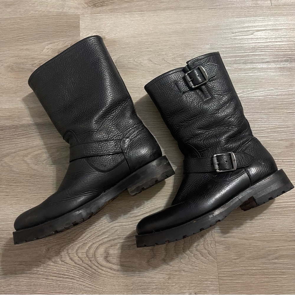 Frye Natalie mid shearling lined leather winter boot size 7